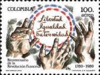 [Airmail - The 200th Anniversary of French Revolution, type BDP]