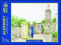 [Alderney Post Boxes, type ADM]
