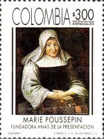 [Airmail - The 250th Anniversary of the Death of Marie Poussepin, 1653-1744, type BKM]