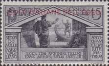 [Italian Stamps No 316-324 in Different Colors Overprinted "ISOLE ITALIANE DELL'EGEO", type J]