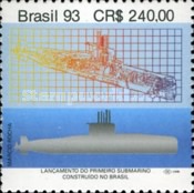 [Launch of the First Brazilian-built Submarine, type CSH]