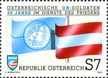 [The 30th Anniversary of Austrian U.N. Soldiers for the Cause of Peace, type BGK]
