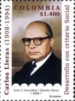 [The 100th Anniversary of the Birth of Carlos Lleras Restrepo, 1908-1994, type CFP]