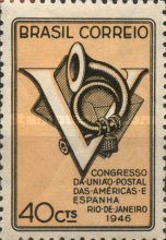 [The 5th Congress of the Postunion Between USA and Spain, type JX]