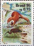 [Brazilian-Portuguese Stamp Exhibition "Lubrapex 95" - Sao Paulo, Brazil - Fauna of the Tiete River Valley, type CWF]