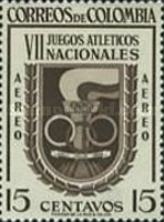 [Airmail - The 7th National Athletic Games, type UP]