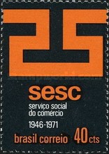 [The 25th Anniversary of SENAC, Apprenticeship Scheme, and the 25th Anniversary of SESC, Workers' Social Service, type AVS]