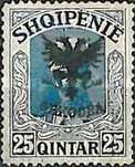 [Prince William of Wied Issue Overprinted Coat of Arms, type Q3]