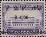 [Airmail - World Press Exhibition - Overprinted "E. M. P. 1955" and Surcharged, type ADK]