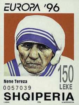 [EUROPA Stamps - Famous Women - Mother Teresa, 1910-1997, type BTQ]