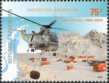 [Argentine Antarctica - Orcadas Base & Sea King Helicopter, type CUK]