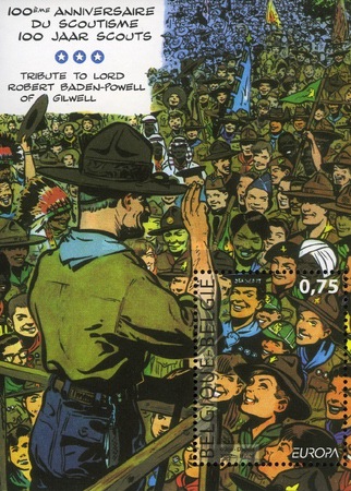 [EUROPA Stamps - The 100th Anniversary of Scouting, type ]