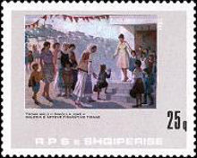 [Paintings from the Art Gallery in Tirana, type BGW]