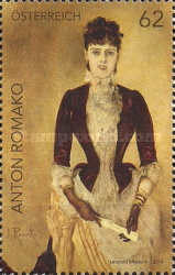 [Modern Art in Austria - Portrait of Isabella Reisser by Anton Romako, 1832-1889, type DFC]