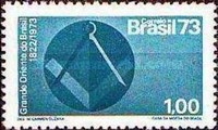 [The 150th Anniversary of the Masonic Grand Orient Lodge of Brazil, type AZE]