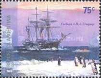 [Argentine Antarctica - The 100th Anniversary of the Rescue of the Swedish Scientific  Expedition by the Corvette A.R.A. Uruguay, type CUB]