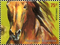 [International Stamp Exhibition "ESPANA 2000" - Madrid, Horses, type CKP]