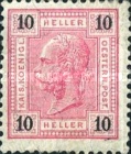 [Emperor Franz Josef I, 1830-1916 - Value in "Heller" - Without Varnish Bars, Numerals in Black, type Q2]