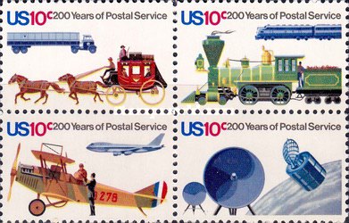 [The 200th Anniversary of Postal Service, type ]