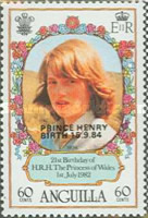 [Number 483-488 Overprinted "PRINCE HENRY BIRTH 15.9.`84", type SA2]