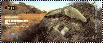 [MERCOSUR Issue - Giant Anteater, type EDO]