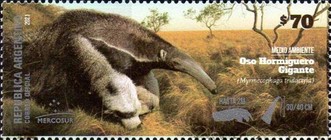 [MERCOSUR Issue - Giant Anteater, type EDP]