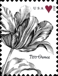[Greetings Stamp - Vintage Flower, type GNX1]