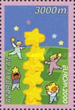 [EUROPA Stamps - Tower of 6 Stars, type OF]