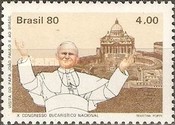 [Papal Visit and the 10th Anniversary of the National Eucharistic Congress - Pope John Paul II and Cathedrals, type BNX]