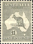 [Definitive Issues - Kangaroo and Map, Different Watermark, type A47]