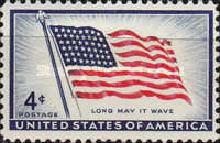 [The 100th Anniversary of the American Flag, type UZ]
