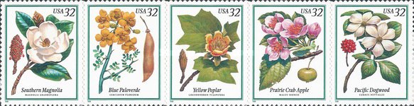 [Flowering Trees - Self-Adhesive, type ]