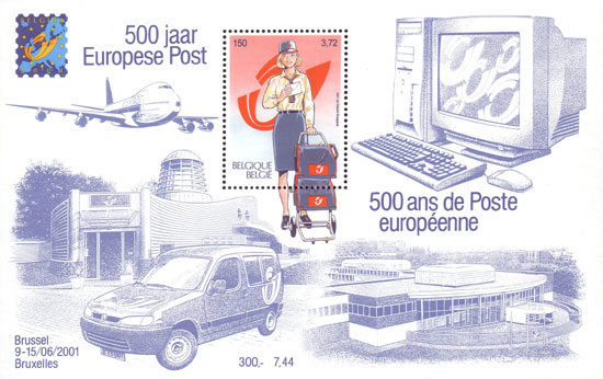 [Stamp Exhibition "BELGICA ´01", type ]