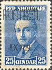 [The 35th Anniversary of the Birth of King Achmed Zoghus - Stamps of 1925 Overprinted "RROFT-MBRETI - 8.X.1929.", type BC4]