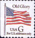 [Flag - Old Glory - "G" Stamps for Domestic use (32 cents), type CJU2]