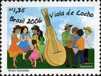 [Mercosur Issue - Viola-de-Cocho, type DZH]