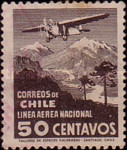 [Airmail - Airplane Stamps Overprinted "LINEA AEREA NACIONAL", type BT1]