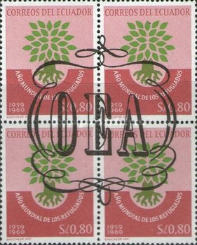 [O.E.A. Commemoration - Issue of 1960 Overprinted "OEA", type ]
