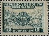 [Airmail - Emblem of Lloyd Aéreo Boliviano, type BH]