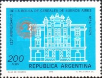 [The 125th Anniversary of the Wheat Exchange, Buenos Aires, type APX]