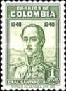 [The 100th Anniversary of the Death of General Francisco de Paula Santander, 1792-1840, type LP]