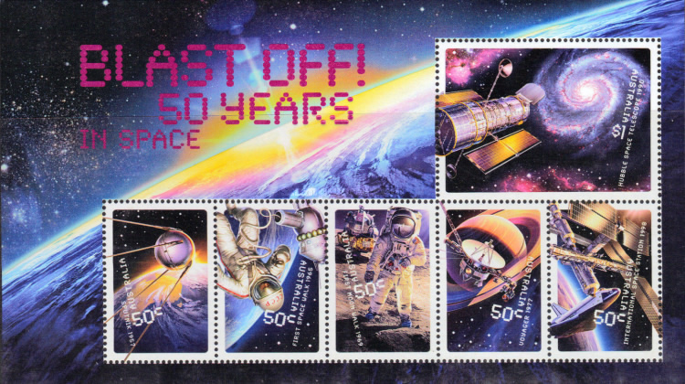 [Blast Off - The 50th Anniversary of Australia in Space, type ]