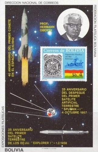 [The 25th Anniversary of the Satellite Sputnik, type XX3]