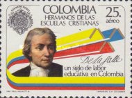 [Airmail - The 100th Anniversary of Brothers of Christian Schools in Colombia, type BAW]
