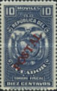 [Fiscal Stamps inscribed "MOVILES" at top Overprinted "POSTAL" or Surcharged also, type KZ]