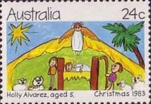 [Christmas - Children's Drawings, type AAQ]