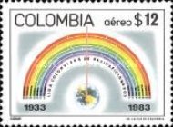 [Airmail - The 50th Anniversary of Radio Amateurs League, type AYJ]
