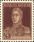 [Definitive Issues - General San Martin, with Period after Value, type CU9]