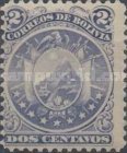 [Coat of Arms - Nine Stars below Arms, Perforated, type B6]