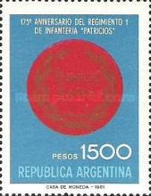 [Argentine Army - The 175th Anniversary of the Infantry Regiment Number 1 "Patricios", type AVI]
